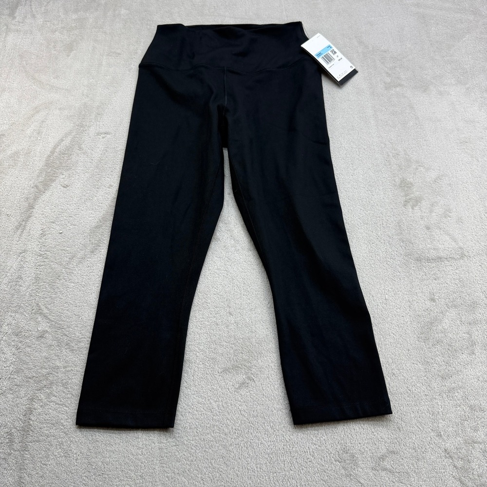 Nike Capri Leggings Women's M Black One Dri-FIT Activewear Training Yoga Gymwear
